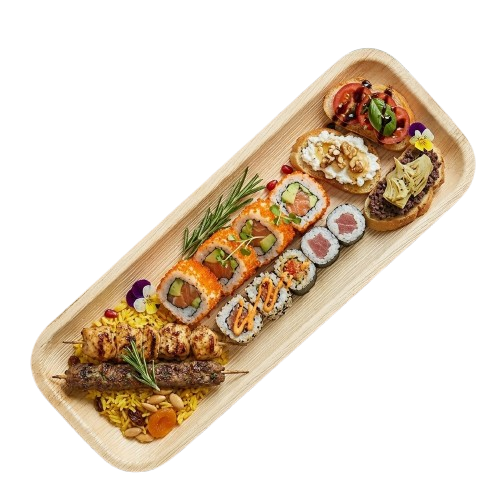 12x4 inch Rectangular Areca Tray