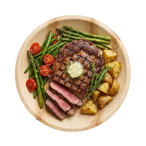 10 inch Round Areca Plate