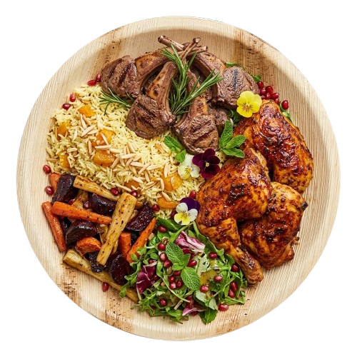 12 inch Round Areca Plate