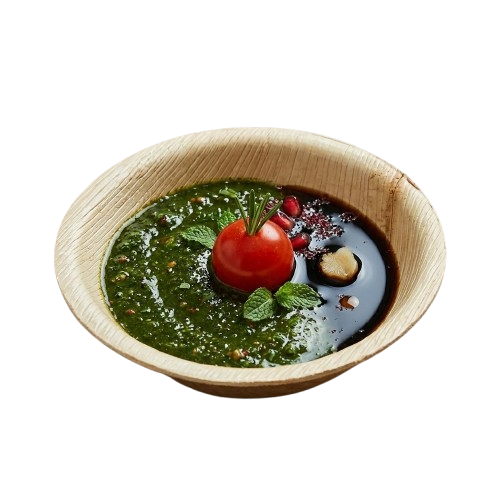 2.5 inch Round Areca Bowl